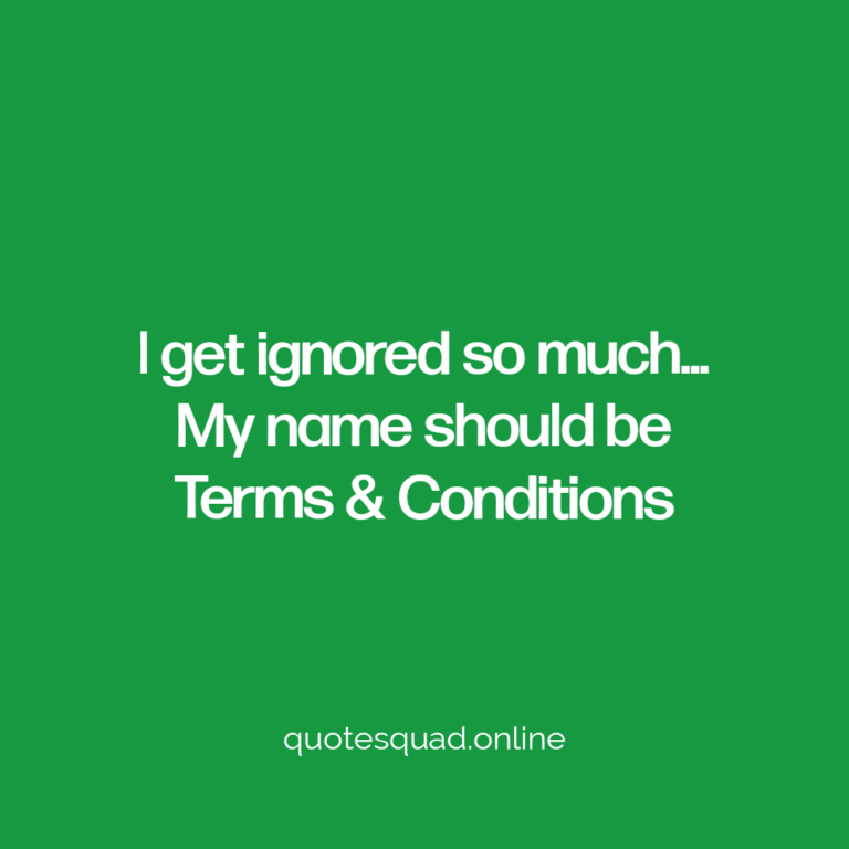 Ignored Terms Conditions - Quote Squad Online