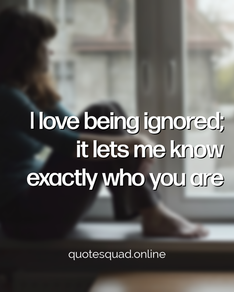 Ignored Love Hurt - Quote Squad Online