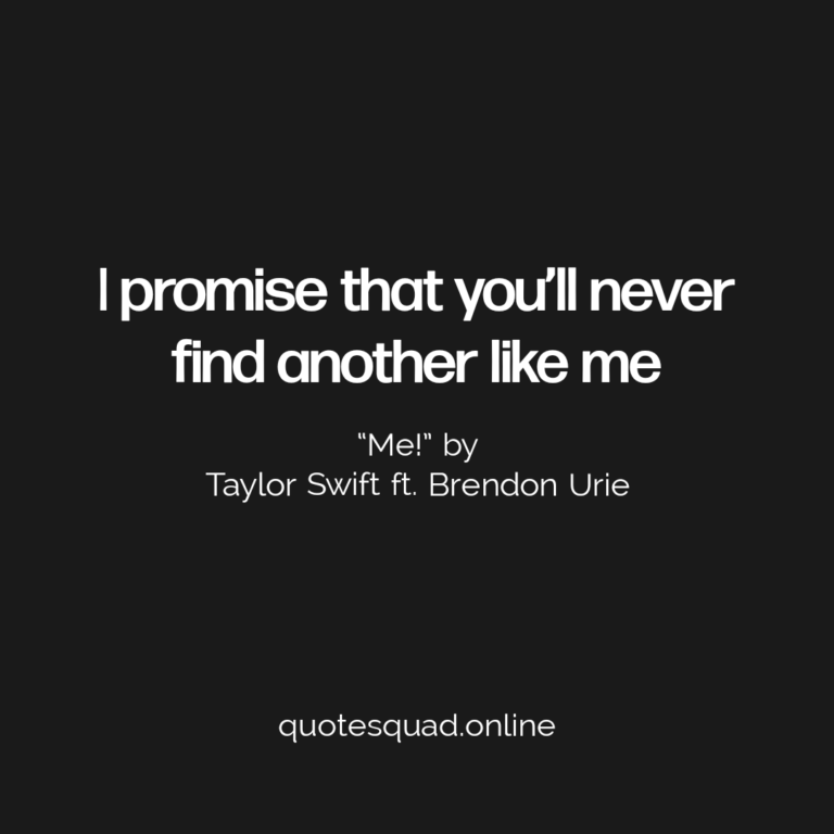 Promise Never Me Another Taylor Swift Brendon Urie - Quote Squad